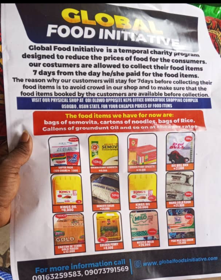 Too Good to Be True: Inside the Osogbo Food Subsidy Scam